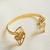 Bracelete de Borboleta Dourada Folheado a Ouro | Pistache Acessórios