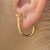 Brinco Ear Hook de Prego Folheado | Pistache Acessórios