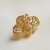 Broche Pin de Abelha Dourada em Metal | Pistache Acessórios