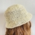 Chapéu Crochê Bucket Pequeno de Ráfia | Pistache Acessórios