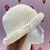 Chapéu Donzela de crochê Bege | Pistache Acessórios