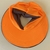 Chapéu Viseira laranja Dupla Face | Pistache Acessórios