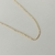 Cordão Baiano Dourado Fino 44 cm | Pistache Acessórios