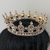 Coroa Redonda Noiva estilo Rainha Dourada | Pistache Acessórios