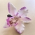 Presilha Flor Orquídea Lilás Pequena para Cabelo | Pistache Acessórios