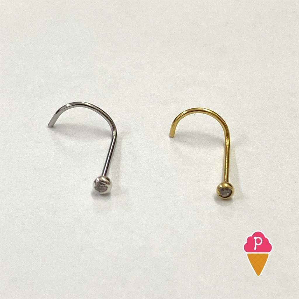 Piercing Argolinha Nariz - Nuvem de Prata