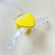 Piranha Cabelo Acrilico com Coração Amarelo | Pistache Acessórios
