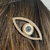 Presilha de Cabelo de Olho Grego Dourado | Pistache Acessórios