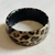 Pulseira Bracelete de Argola Estampado Animal Print