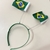 Tiara com Bandeira Brasil | Pistache Acessórios