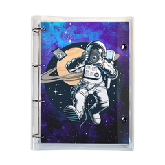 Fichário Universitário 250fls + 11 divisórias Astronauta - comprar online