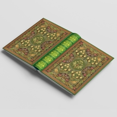 Caderno Old Book Floral Verde - comprar online