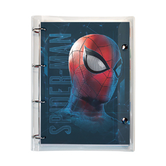 Kit Fichário Universitário Spiderman (sem as folhas) - Design Feito à Mão
