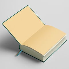 Caderno Old Book Ornamentos Turquesa na internet
