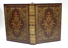 Caderno Old Book Floral Marrom - comprar online