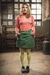 FALDA CORTA "CARMEN" VERDE - comprar online