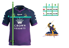 Camiseta de rugby league Storm importada en internet