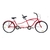 BICICLETA TOMASELLI TANDEM ROD 26 ROJA