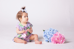 Vestido Hortensias bb - 24753 - comprar online