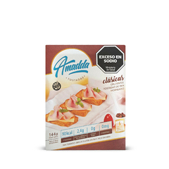 TOSTADAS CLASICAS CRUJIENTES DE PAN HORNEADO AMADDA X 144 GS S/TACC