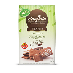 GALLETITAS ANGIOLA CHOCOLATE S/ AZUCAR X 120 GS S/TACC