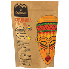 CAFE MOLIDO CAFFETTINO PARA DOLCE COLOMBIA DOY PACK X 250 GS