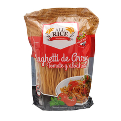 FIDEOS ALL RICE TOMATE Y ALBAHACA. X 300 GS