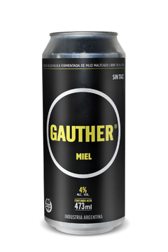 CERVEZA GAUTHER MIEL HONEY BEER LATA X 473 CC S/TACC