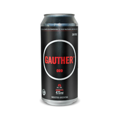 CERVEZA GAUTHER ORO AMERICAN LIGHT LAGER LATA X 473 CC S/TACC