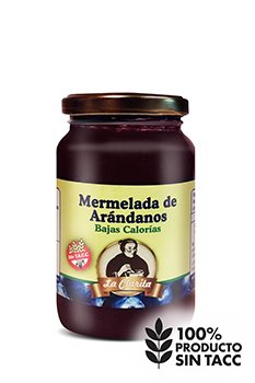 MERMELADA DE ARÁNDANOS BC LA CLARITA FRASCO VIDRIO X 450 GS