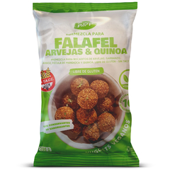 PREMEZCLA PREPARAR FALAFEL ARVEJA Y QUINOA NATURAL POP X 200 GS S/TACC