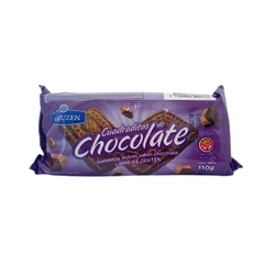 GALLETITAS CUADRADITAS SABOR CHOCOLATE NATUZEN X 110 GS S/TACC