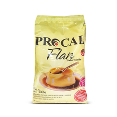 POLVO PARA PREPARAR FLAN DE VAINILLA PROCAL X 1 KG S/TACC