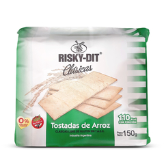 TOSTADA DE ARROZ CLASICA RISKY DIT X 150 GS S/TACC