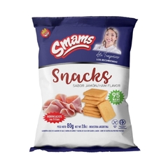 SNACK HORNEADOS SABOR JAMON SMAMS X 80 GS S/TACC