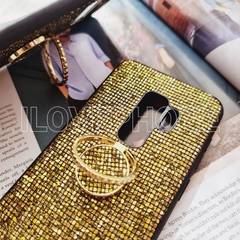 Case Anillo Glitter Dorado en internet