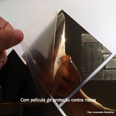 Espelho Decorativo Grande 100 Cm X 56 Cm Montado Dourado na internet