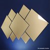 Espelho Decorativo Grande 100 Cm X 56 Cm Montado Dourado - comprar online