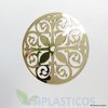 Espelho Decorativo Mandala Ladrilho 49,5Cm X 49,5Cm Dourada - comprar online