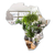 Espelho Decorativo Mapa Da Africa