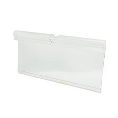 Display porta etiqueta de preço em PVC 11 cm x 3 cm - loja online