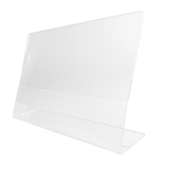 Display Porta Folha Acrilico Cristal A5 Horizontal