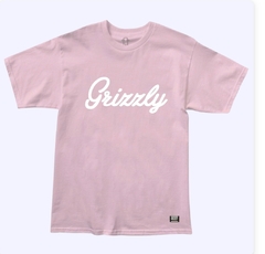 Camiseta Grizzly Script Logo (Rose)