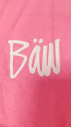 Camiseta Baw Logo Wavy Dayz (Rosa Chiclete) - comprar online