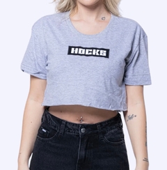 Cropped Hocks Logo Box (Cinza)