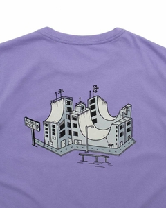 Camiseta Básica Fire x Skatelixos Skate Park (Lilás) na internet