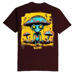Camiseta Blunt Alien Mushroom (Vinho)