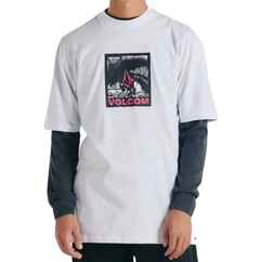 Camiseta Volcom Comfort Occulator (Branco)