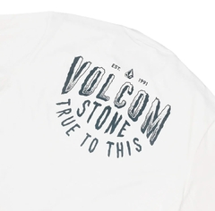 Camiseta Volcom Stone True To This (Off White) - Z42 boardshop