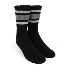 Meia Norden Stripe (Preto e Cinza)